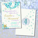 FULL PARTY SET | DECOR SET + INVITATION | Mermaid Party Printable | Under the Sea Party | Mermaid Birthday | Under the Sea Printable | Beach Party | Pool Party - themeprintparty