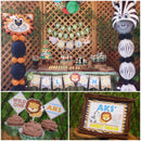 A LA CARTE | Jungle Birthday Party | Jungle Party Printable | Jungle Birthday Decorations | 1st Birthday - Any Age Birthday | Zoo Birthday | Zoo Party - themeprintparty