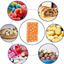 Favor Bags 50 PCS Blue Polka Dot Paper Lunch Bags for Sweets Biscuits Nuts Chocolates Christmas Gifts Birthday - themeprintparty