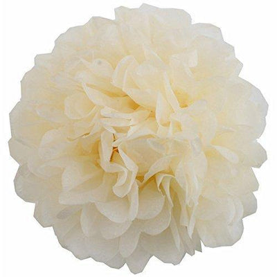 DIY Decorative Tissue Paper Pom-poms 10pcs Flowers Ball Perfect for Party Wedding Home Outdoor Decoration (4-inch Diameter, Silver) - themeprintparty