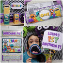 A LA CARTE | Monster Birthday Party | Monster Party Decorations | Halloween Birthday | Monster Party Printable | Monster Decorations Epic Parties by REVO - themeprintparty