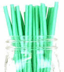 DECORATIVE PARTY PAPER STRAWS 100PCS ASSORTED COLOR & PATTERN - themeprintparty