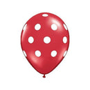 Party Balloons 12 Inches Latex Thickened Polka dot 100 Pcs - Pink - themeprintparty