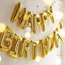 Happy Birthday Balloons Happy Birthday Banner Foil Letters Balloons Mylar Balloons for Birthday Party Decoration - themeprintparty