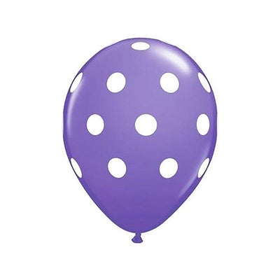 Party Balloons 12 Inches Latex Thickened Polka dot 100 Pcs - Pink - themeprintparty