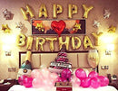 Happy Birthday Balloons Happy Birthday Banner Foil Letters Balloons Mylar Balloons for Birthday Party Decoration - themeprintparty