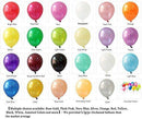 Metallic Pearlescent Latex Balloons - 100 Pack 12 Inch 3.2 g/pc - Shining White Balloons for Party Supplies and Decorations - themeprintparty