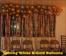 Metallic Pearlescent Latex Balloons - 100 Pack 12 Inch 3.2 g/pc - Shining White Balloons for Party Supplies and Decorations - themeprintparty