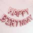 Happy Birthday Balloons Happy Birthday Banner Foil Letters Balloons Mylar Balloons for Birthday Party Decoration - themeprintparty