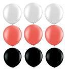 Metallic Pearlescent Latex Balloons - 100 Pack 12 Inch 3.2 g/pc - Shining White Balloons for Party Supplies and Decorations - themeprintparty