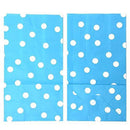 Favor Bags 50 PCS Blue Polka Dot Paper Lunch Bags for Sweets Biscuits Nuts Chocolates Christmas Gifts Birthday - themeprintparty