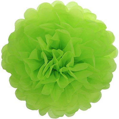 DIY Decorative Tissue Paper Pom-poms 10pcs Flowers Ball Perfect for Party Wedding Home Outdoor Decoration (4-inch Diameter, Silver) - themeprintparty