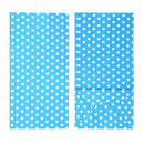 Favor Bags 50 PCS Blue Polka Dot Paper Lunch Bags for Sweets Biscuits Nuts Chocolates Christmas Gifts Birthday - themeprintparty