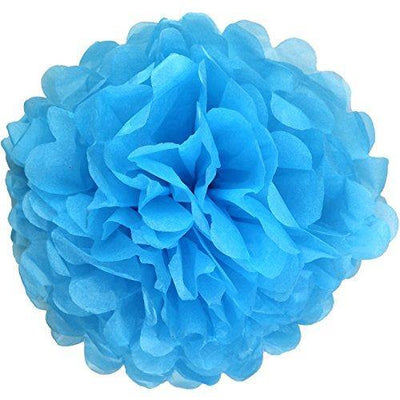 DIY Decorative Tissue Paper Pom-poms 10pcs Flowers Ball Perfect for Party Wedding Home Outdoor Decoration (4-inch Diameter, Silver) - themeprintparty