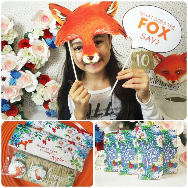 Fox Party Decorations